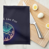 Wilderness Spirit Bear Geschirrtuch (Viertel Falte)