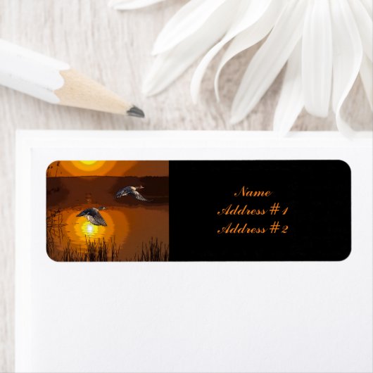 Wilderness Sunset Duck (Insitu)