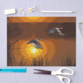 Wilderness Sunset Duck Seidenpapier (Handwerk)