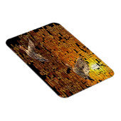 Wilderness Sunset Enten auf Stone Hintergrund Magnet (Rechte Seite)