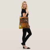 Wilderness Sunset Enten auf Stone Hintergrund Tasche (Am Model)