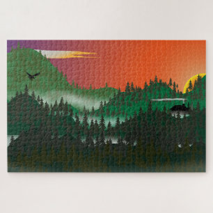 Wilderness-Szene-Puzzle Puzzle