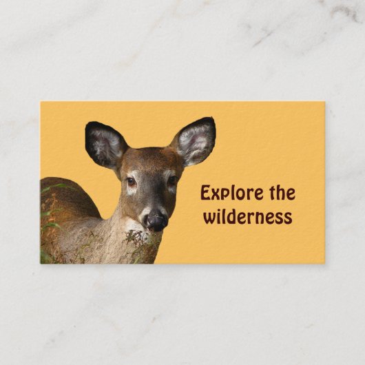 Wilderness Tours Visitenkarte (Vorderseite)