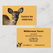 Wilderness Tours Visitenkarte (Vorne/Hinten)