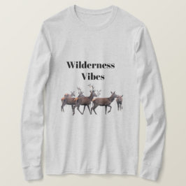 Wilderness Vibes Langarm Oberteil T-Shirt