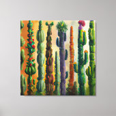 Wilderness Wall art Cactus Leinwanddruck (Vorderseite)