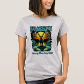 Wilderness Wanderer Deer im Wald T-Shirt (Vorderseite)
