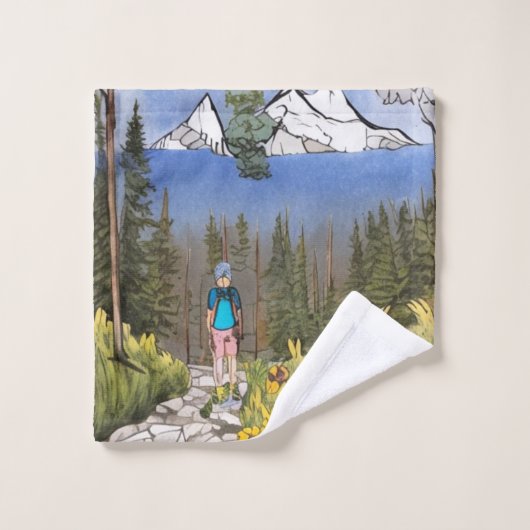 Wilderness Wandern Badhandtuch Set (Waschlappen)