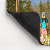 Wilderness Wandern Mousepad (Ecke)