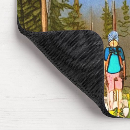 Wilderness Wandern Mousepad (Ecke)
