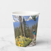 Wilderness Wandern Pappbecher (Rückseite)