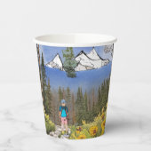 Wilderness Wandern Pappbecher (Links)