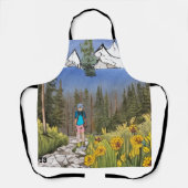 Wilderness Wandern Schürze (Vorderseite)