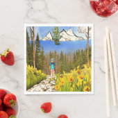 Wilderness Wandern Serviette (Beispiel)