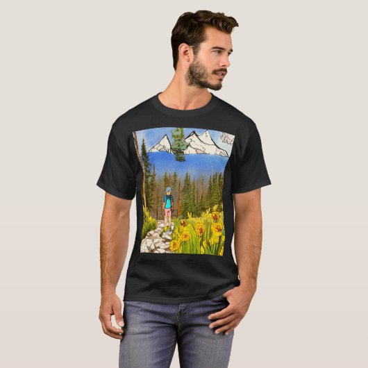Wilderness Wandern T-Shirt (Vorne ganz)