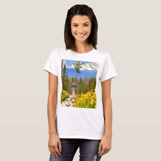 Wilderness Wandern T-Shirt (Vorne ganz)