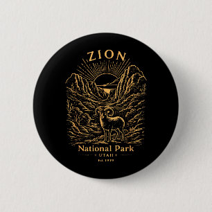 Wilderness-Wanderung Camping im Zion-Nationalpark Button