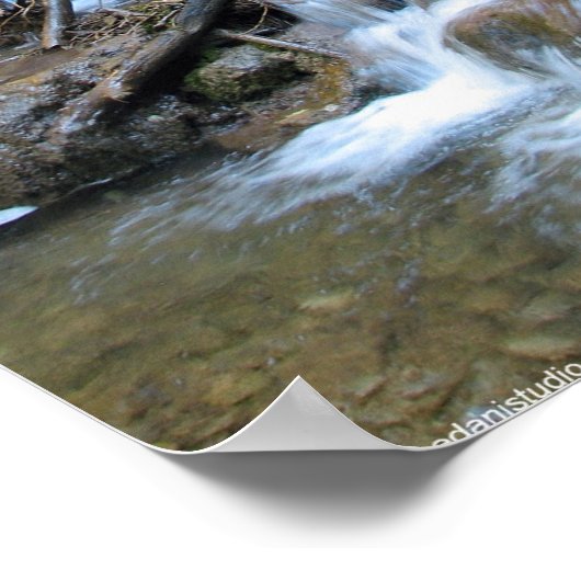 Wilderness Wasserfall Poster (Ecke)