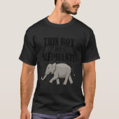 Wilderness Wild Animals Elephants Saying T-Shirt (Vorderseite)