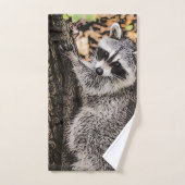 Wilderness Wild Raccoon Badhandtuch Set (Handtuch)