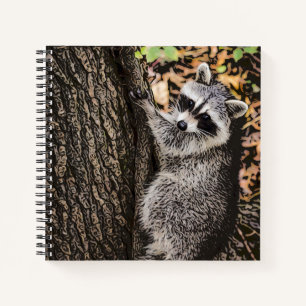 Wilderness Wild Raccoon Notizblock