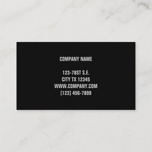 Wilderness Wild Raccoon Visitenkarte (Rückseite)