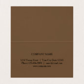 Wilderness Wild Raccoon Visitenkarten (Innenseite Aufgefaltet)