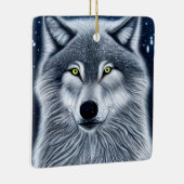 Wilderness Wild Wolf Keramikornament (Rechts)