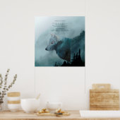 Wilderness Wolf & Geem Poster (Küche)