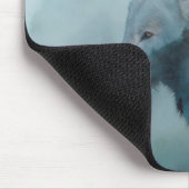 Wilderness Wolf & Öko Gedicht Mousepad (Ecke)