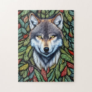 Wilderness Woodland Predator Wolf Puzzle