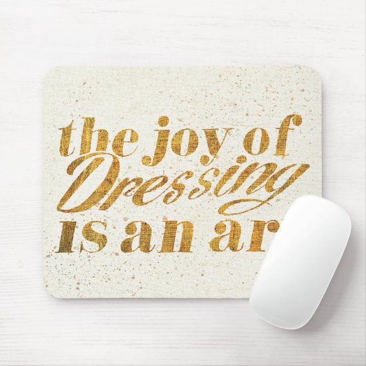 Wildes Apple | die Freude am Kleiden - Girly Zitat Mousepad (Mit Mouse)