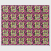 Wildes Bunco Spieler-Packpapier Geschenkpapier (Flach)