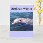 Wildes Dophin Karte (Gelbe Blume)