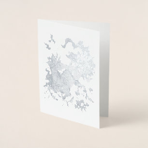 Wildes Einhorn mit Folienveredelung Folienkarte