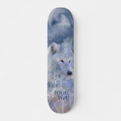 Wildes Fahrt-Weißes Wolf-Skateboard Skateboard (Vorne)