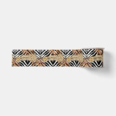 Wildes Gepäckpapier mit Gepard Ripsband (Vorderseite)