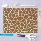 Wildes Giraffen-Muster-Tierdruck Seidenpapier (Handwerk)