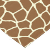 Wildes Giraffen-Muster-Tierdruck Tischdecke (Schrägansicht)