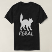 WILDES GOTH-PUNK-KATZEN-TSHIRT T-Shirt (Design vorne)