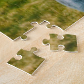 Wildes graues Pferd in den Bergen Puzzle (Seite)