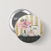 Wildes großes Mode-Buch Apples | - gestreift Button (Vorne & Hinten)