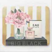 Wildes großes Mode-Buch Apples | - gestreift Mousepad (Vorne)