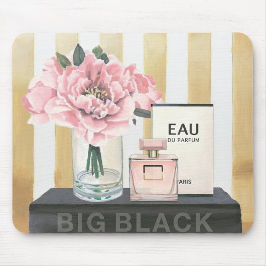 Wildes großes Mode-Buch Apples | - gestreift Mousepad (Vorne)