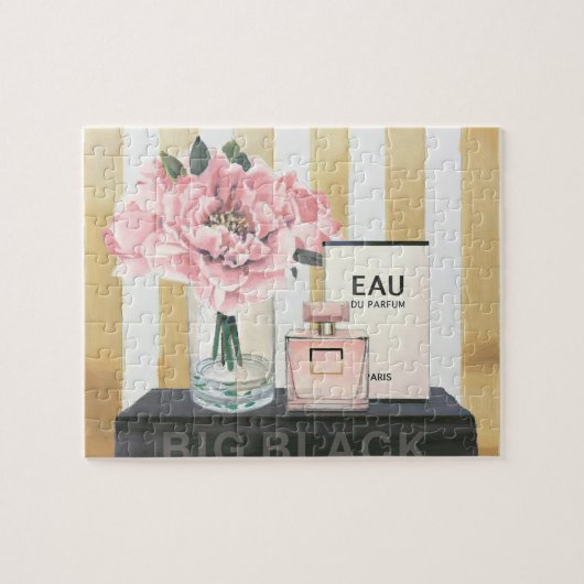 Wildes großes Mode-Buch Apples | - gestreift Puzzle (Horizontal)