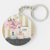 Wildes großes Mode-Buch Apples | - gestreift Schlüsselanhänger (Rückseite)