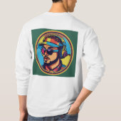 "Wildes Haar, Wilder Geist" T-Shirt (Rückseite)