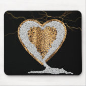 Wildes Herz Mousepad (Vorne)