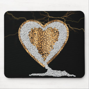 Wildes Herz Mousepad