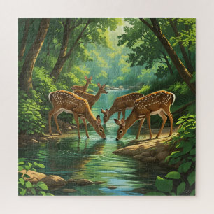 Wildes Hirsch-Puzzle Puzzle